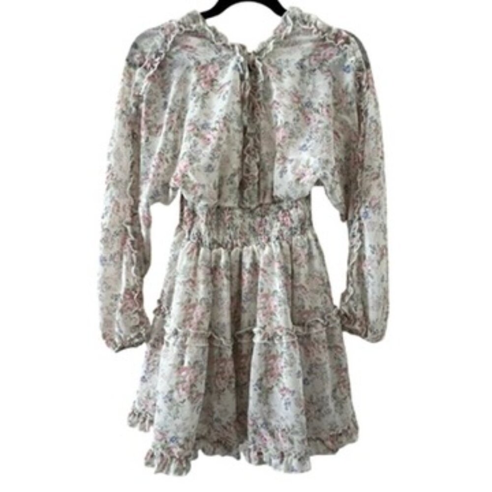 Mable SOLLA RUFFLE DETAILED TIED BACK DRESS - Picture 3 of 5